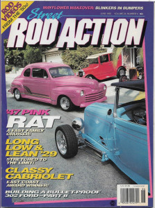 STREET ROD ACTION 1995 JUNE - '47 PINK RAT, LONG LOW & LEAN '29, CABRIOLET